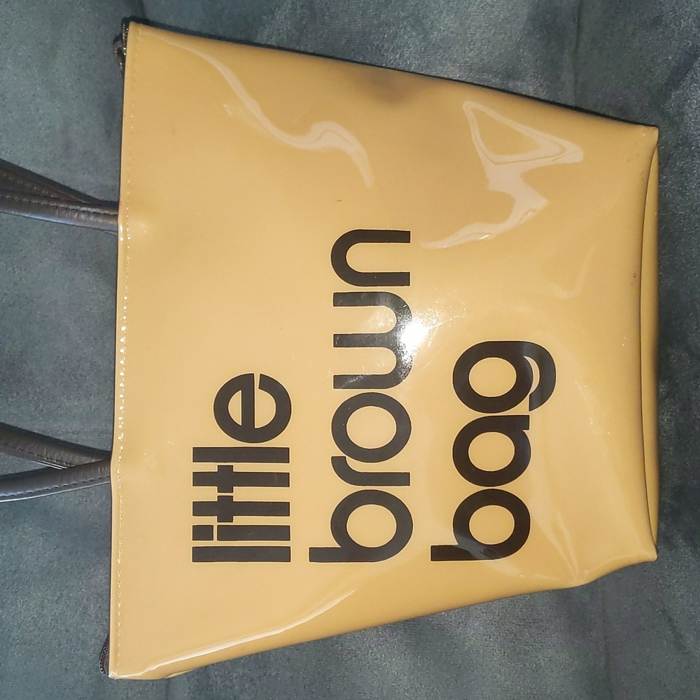 Bloomingdales vinyl 'little brown bag'